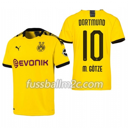 Fußballtrikots Borussia Dortmund Mario Götze 10 Heim Trikotsatz 2019-2020